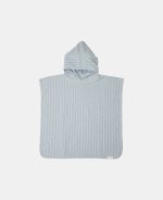 Poncho pentru plaja din bumbac - Blue - Little Dutch