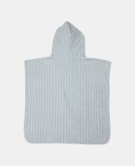 Poncho pentru plaja din bumbac - Blue - Little Dutch - imagine 3