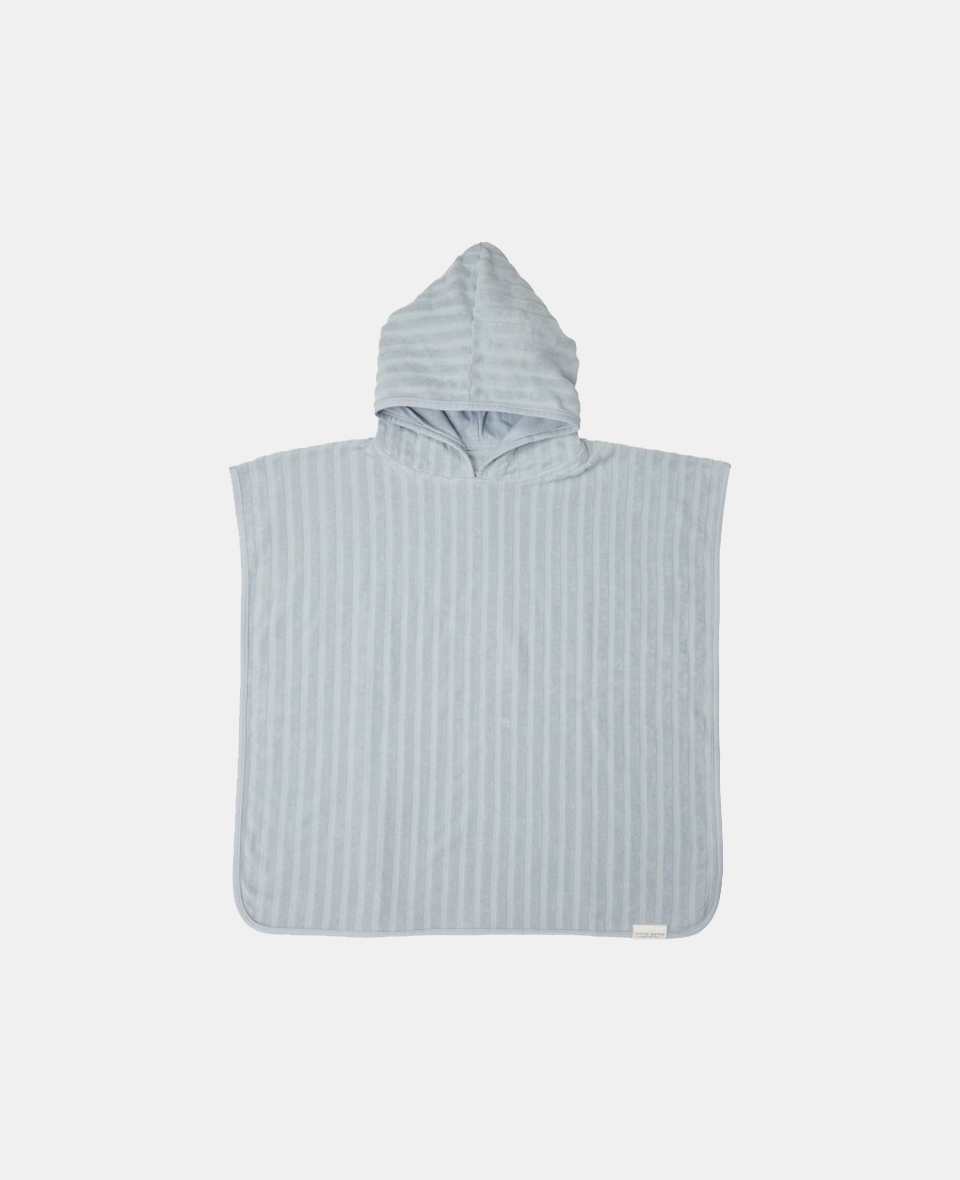 TE50851740.jpg Poncho pentru plaja din bumbac - Blue - Little Dutch - imagine 1