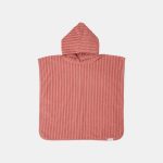 Poncho pentru plaja din bumbac - Pink Blush - Little Dutch