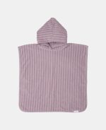 Poncho pentru plaja din bumbac - Mauve - Little Dutch - imagine 2