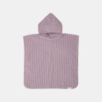 Poncho pentru plaja din bumbac - Mauve - Little Dutch