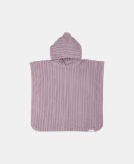 Poncho pentru plaja din bumbac - Mauve - Little Dutch