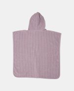 Poncho pentru plaja din bumbac - Mauve - Little Dutch - imagine 3