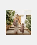 Poncho pentru plaja din bumbac - Mauve - Little Dutch - imagine 5