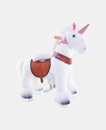 Ponei unicorn ride-on cu mecanism de mișcare și sunete -  3-5 ani - imagine 2