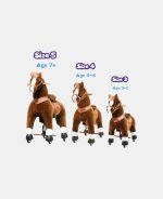 Căluț Brown Ride-On cu mecanism de mișcare și sunete -  3-5 ani - imagine 8