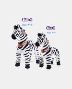 Zebra Ride-On cu mecanism de mișcare - 3-5 ani - imagine 7