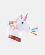 Ponei unicorn ride-on cu mecanism de mișcare și sunete -  4-8 ani - imagine 4