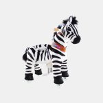 Zebra Ride-On cu mecanism de mișcare - 4-8 ani