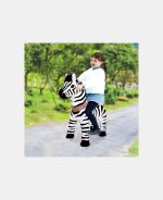 Zebra Ride-On cu mecanism de mișcare - 4-8 ani - imagine 6