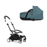 Stokke YOYO3 cadru alb și landou pentru căruciorul Babyzen YOYO² Aqua