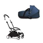 Stokke YOYO3 cadru alb și landou pentru căruciorul Babyzen YOYO² Navy Blue