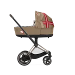 Carucior 2 in 1 Landou Priam Lux pentru căruciorul Priam Design Collaborations One Love | multicolor + Cadru Carucior pentru Copii Priam Chrome Black + Parte Sport Carucior Priam Design Collaborations One Love Cybex Fashion - imagine 4