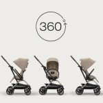 Cărucior Eezy S Twist+2 cadru Negru și Pachet Candy Pink/2024 Cybex Gold - imagine 17