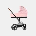 Landou Priam Lux pentru căruciorul Priam Fashion Collections Pale Blush + Cadru Carucior pentru Copii Priam Rosegold Cybex Platinum