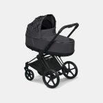 Landou Priam Lux pentru căruciorul Priam Fashion Collections Dream Grey + Cadru Carucior pentru Copii Priam Rosegold Cybex Platinum