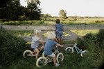 Bicicleta de echilibru Little Dutch mat olive - imagine 5