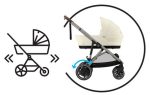 Cărucior pentru copii eGazelle S TPE Chocolate Brown Cybex Gold NEW2025 - imagine 13