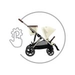 Cărucior pentru copii Gazelle S TPE Sky Blue 2023 Cybex Gold - imagine 19