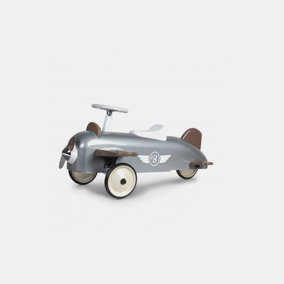 porteur-speedster-avion-2.jpg Avion ride-on Baghera Silver - imagine 1