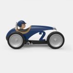 Baghera mașinuță Racing Car Blue - imagine 3