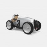 Baghera mașinuță Racing Car Silver