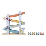 Pistă de curse cu rampă din lemn FSC – Blue – Little Dutch - imagine 2
