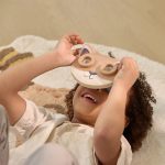 Dispozitiv din lemn cu discuri cu imagini in forma de vulpe – Forest Friends – Little Dutch - imagine 4