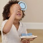Dispozitiv din lemn cu discuri cu imagini in forma de vulpe – Forest Friends – Little Dutch - imagine 7