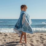 Prosop de plaja – Ocean World Blue – 60cm X 120 cm – Little Dutch - imagine 2