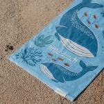 Prosop de plaja – Ocean World Blue – 60cm X 120 cm – Little Dutch - imagine 7